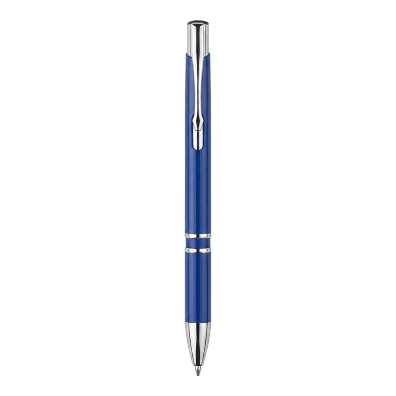 Boligrafo retractil de ABS. Clip y detalles cromados