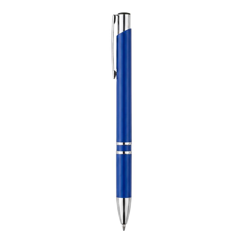 Boligrafo retractil de ABS. Clip y detalles cromados