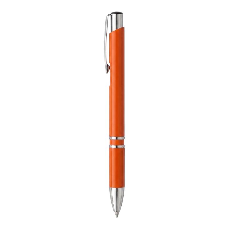 Boligrafo retractil de ABS. Clip y detalles cromados