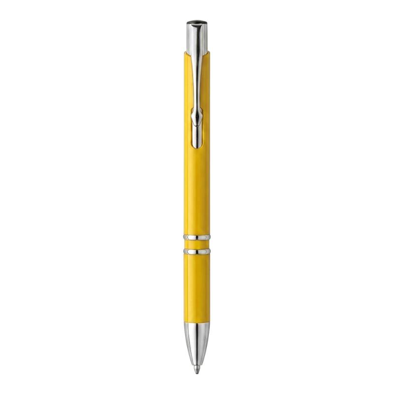 Boligrafo retractil de ABS. Clip y detalles cromados