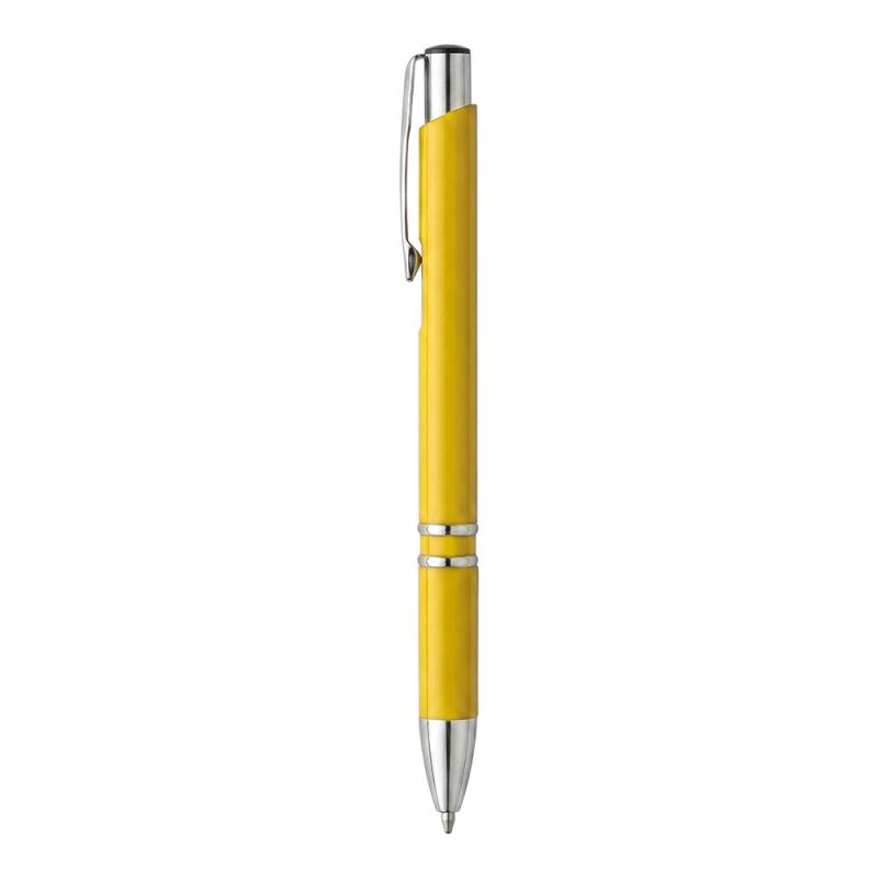 Boligrafo retractil de ABS. Clip y detalles cromados