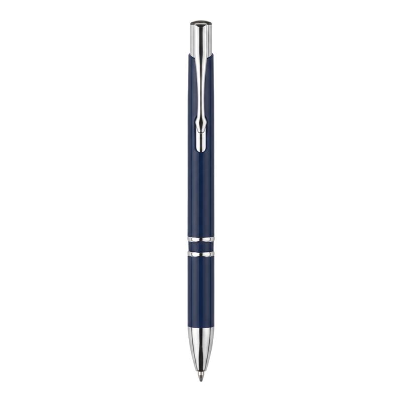 Boligrafo retractil de ABS. Clip y detalles cromados