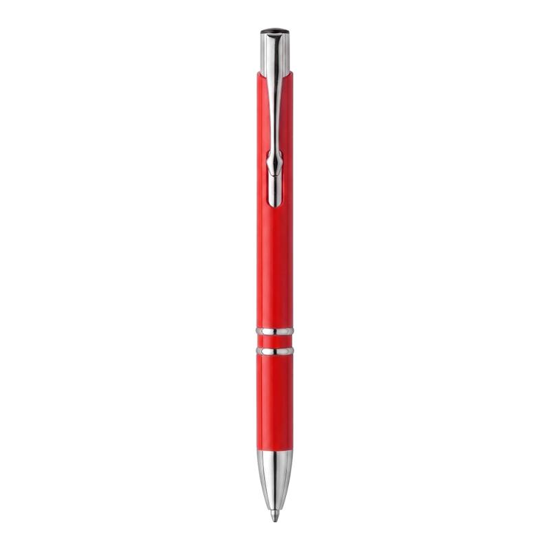 Boligrafo retractil de ABS. Clip y detalles cromados