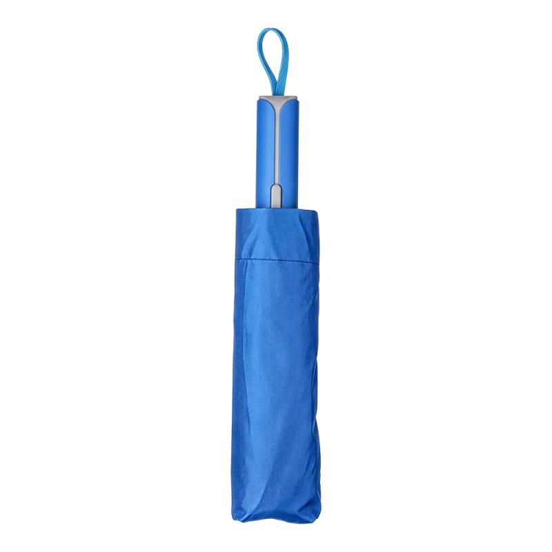Paraguas plegable de poliéster 190T con apertura automática y carcasa a juego