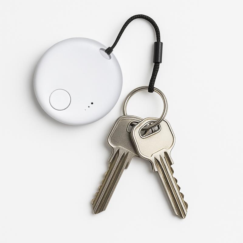 Localizador de objetos inalámbrico en ABS. Compatible con dispositivos iOS.