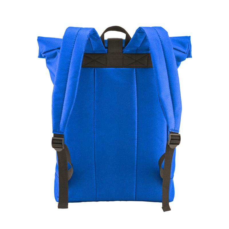 Mochila Roll para portátil (17) de poliéster reciclado R-PET con bolsillo exterior
