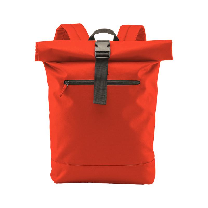 Mochila Roll para portátil (17) de poliéster reciclado R-PET con bolsillo exterior