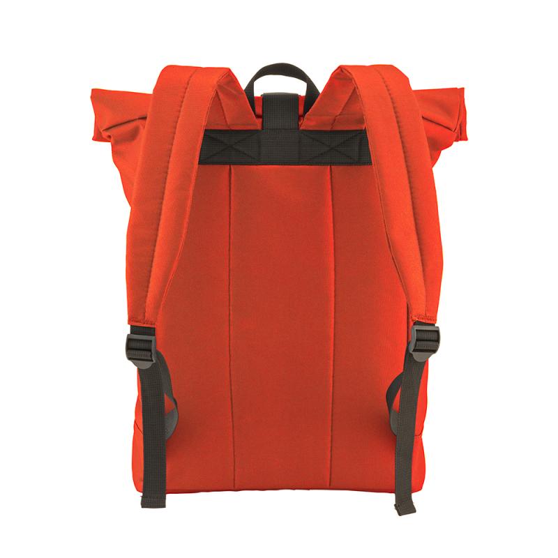 Mochila Roll para portátil (17) de poliéster reciclado R-PET con bolsillo exterior