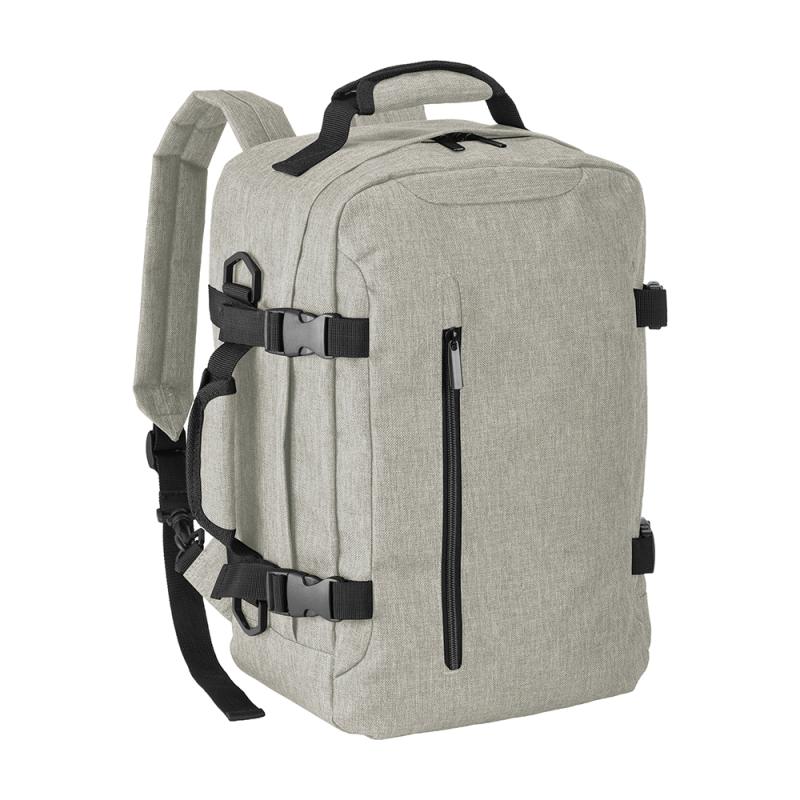 Mochila de viaje tamaño cabina con soporte para portátil (15) en poliéster jaspeado 900D