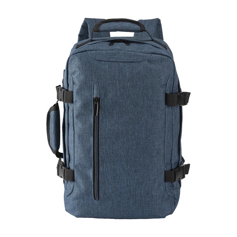 Mochila de viaje tamaño cabina con soporte para portátil (15) en poliéster jaspeado 900D