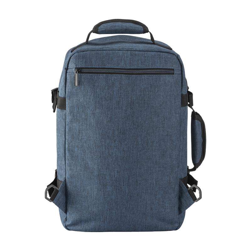 Mochila de viaje tamaño cabina con soporte para portátil (15) en poliéster jaspeado 900D