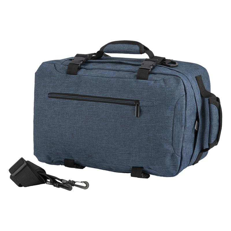 Mochila de viaje tamaño cabina con soporte para portátil (15) en poliéster jaspeado 900D