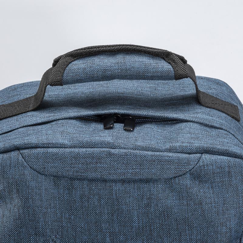 Mochila de viaje tamaño cabina con soporte para portátil (15) en poliéster jaspeado 900D