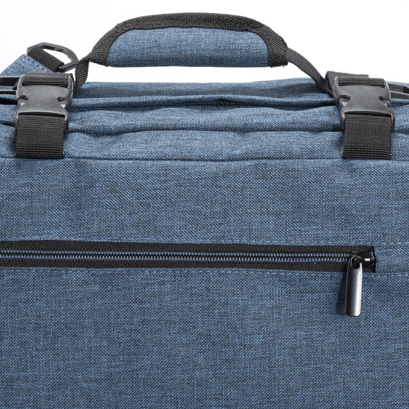 Mochila de viaje tamaño cabina con soporte para portátil (15) en poliéster jaspeado 900D
