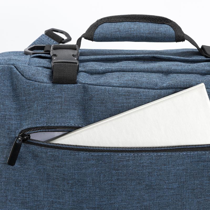 Mochila de viaje tamaño cabina con soporte para portátil (15) en poliéster jaspeado 900D
