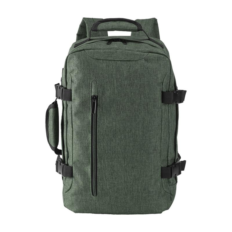 Mochila de viaje tamaño cabina con soporte para portátil (15) en poliéster jaspeado 900D
