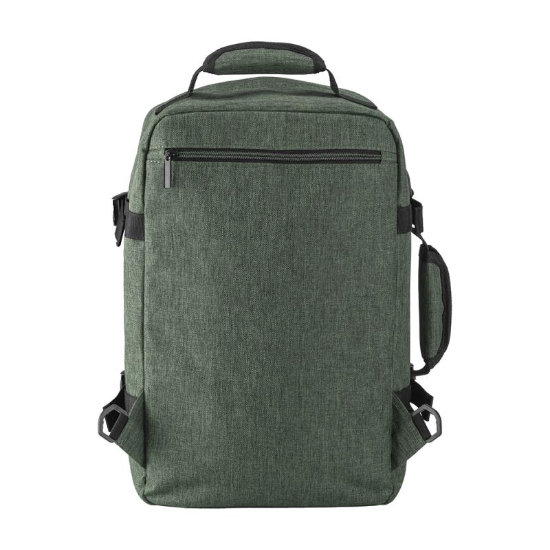 Mochila de viaje tamaño cabina con soporte para portátil (15) en poliéster jaspeado 900D