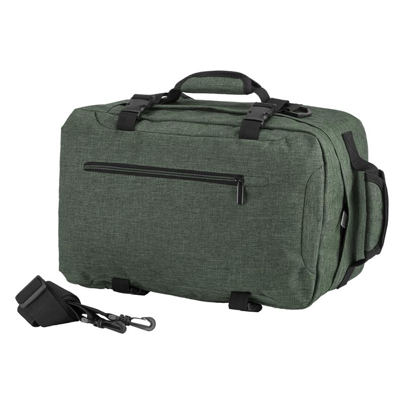 Mochila de viaje tamaño cabina con soporte para portátil (15) en poliéster jaspeado 900D