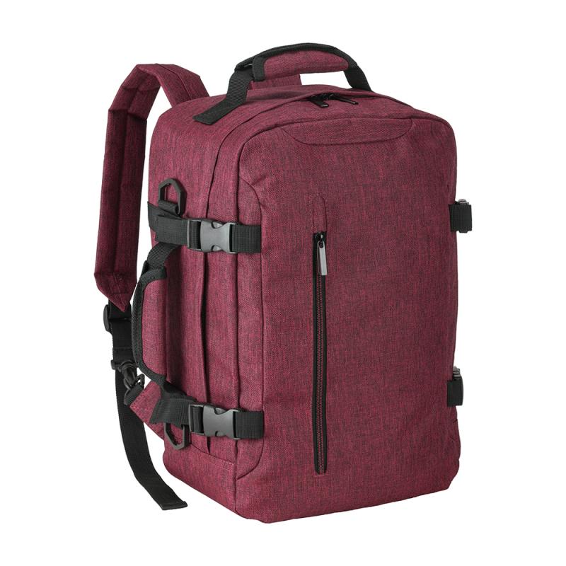 Mochila de viaje tamaño cabina con soporte para portátil (15) en poliéster jaspeado 900D