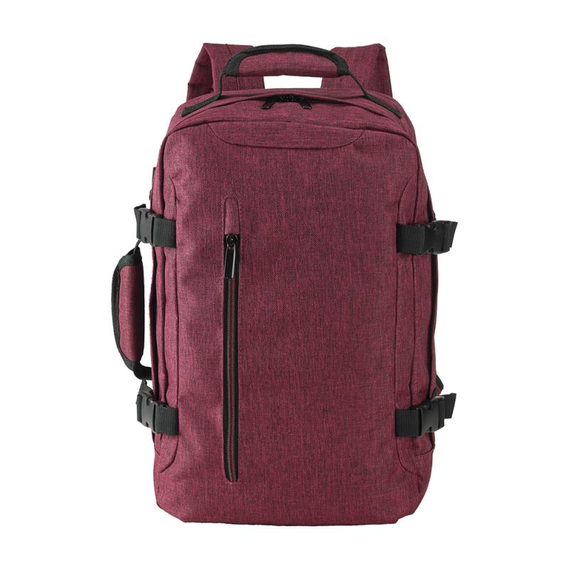 Mochila de viaje tamaño cabina con soporte para portátil (15) en poliéster jaspeado 900D