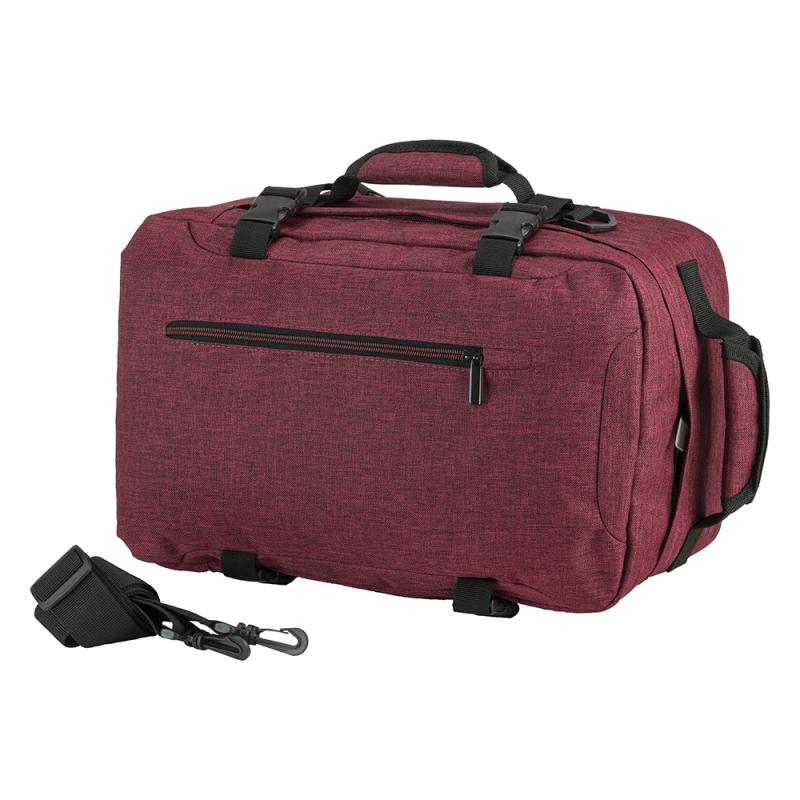Mochila de viaje tamaño cabina con soporte para portátil (15) en poliéster jaspeado 900D
