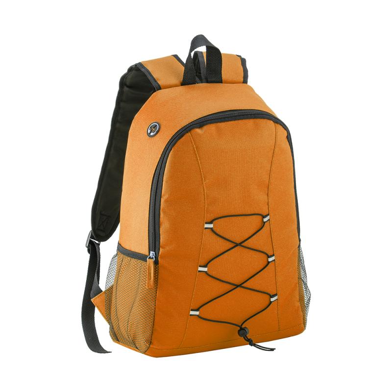 Mochila de poliéster 600D con salida de auriculares