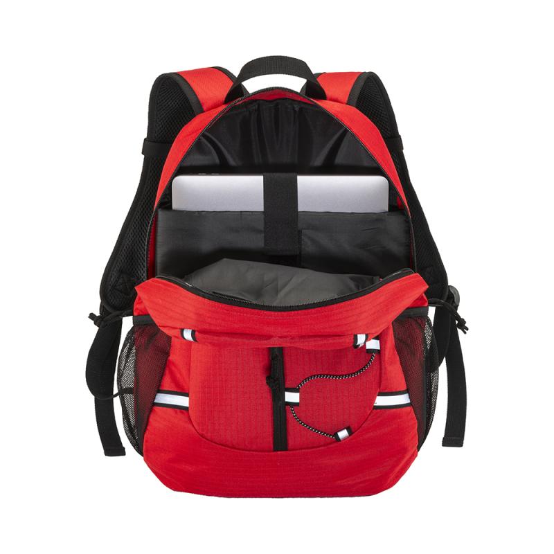 Mochila PC (15**) en poliéster ribstop.