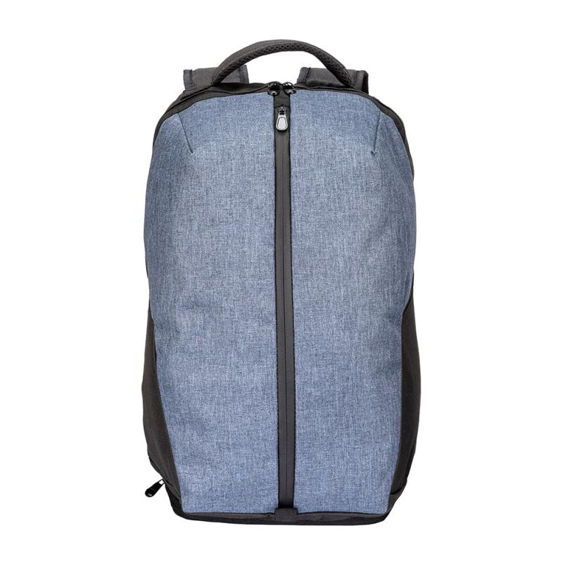 Mochila deportiva de poliéster 600D melange, con bolsillo para portátil (15").