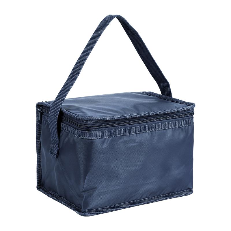 Bolsa isotérmica de poliéster 210T e interior plateado