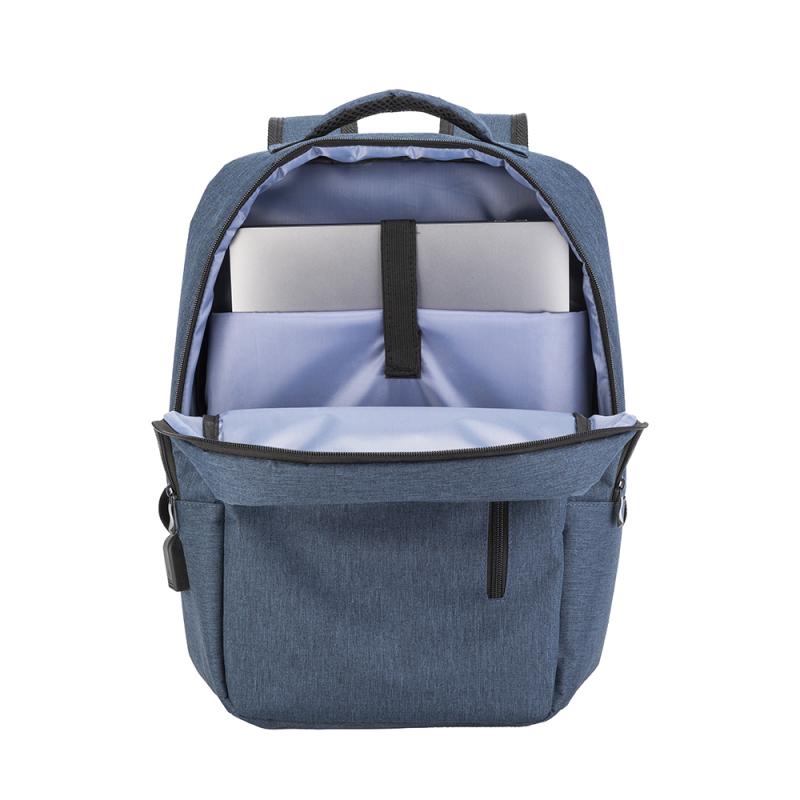 Mochila para ordenador de poliéster 300D con tres bolsillos
