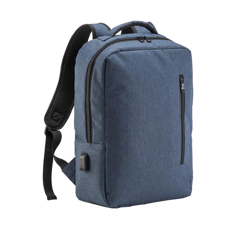 Mochila para ordenador de poliéster 300D con tres bolsillos