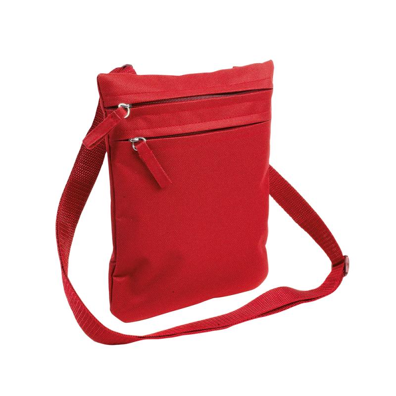 Bolsa con 2 bolsillos y bandolera ajustable