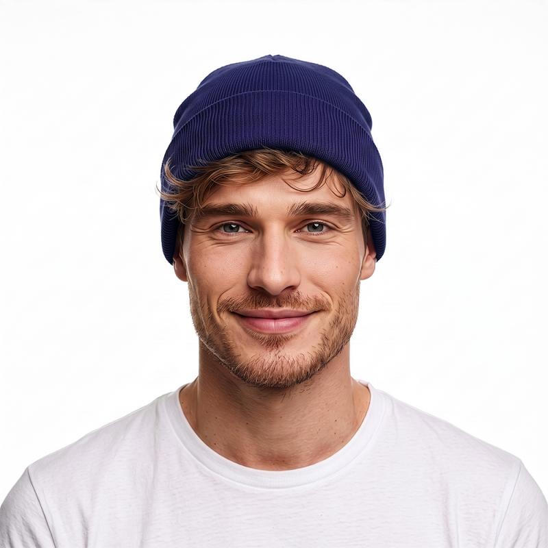 Gorro de tejido acrílico.