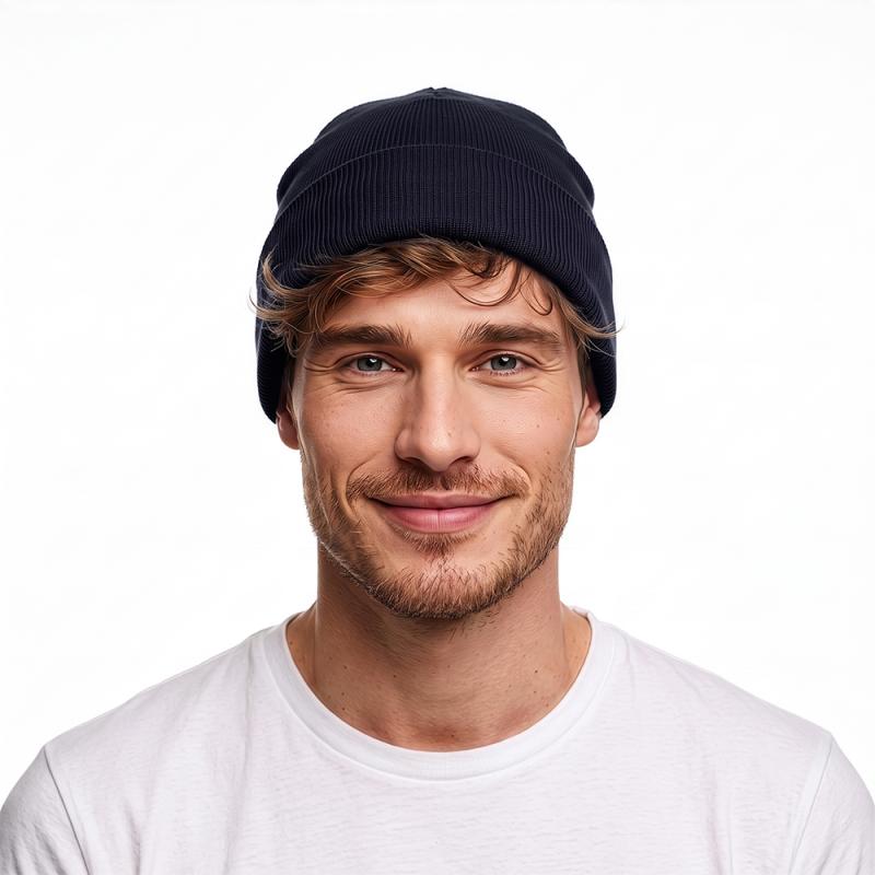 Gorro de tejido acrílico, con o sin etiqueta