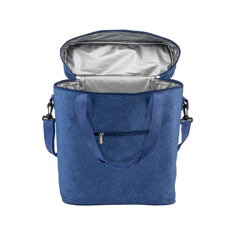 Bolsa nevera en r-pet melange con interior de PEVA blanco