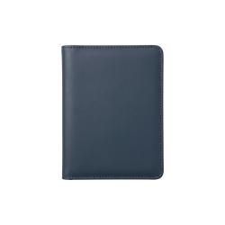 Portapasaporte de PU reciclado. Con cuatro ranuras para tarjetas de credito
