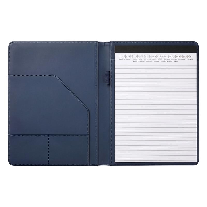 Portadocumentos A4 de poliester. Organizador interior con bolsillo para documentos