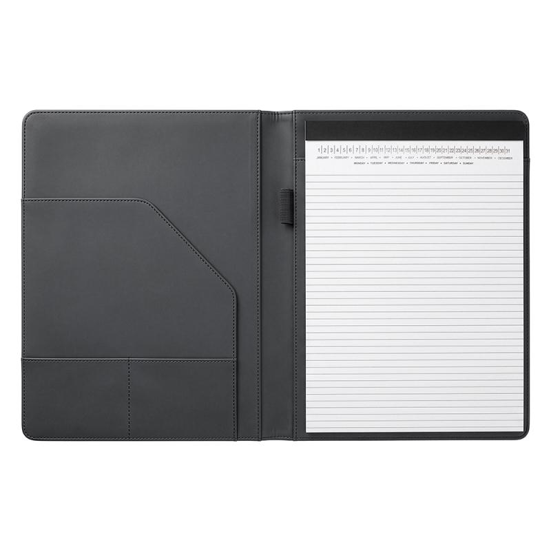 Portadocumentos A4 de poliester. Organizador interior con bolsillo para documentos
