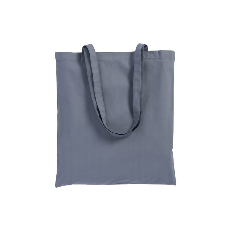 Bolsa de algodón  con asas largas.
