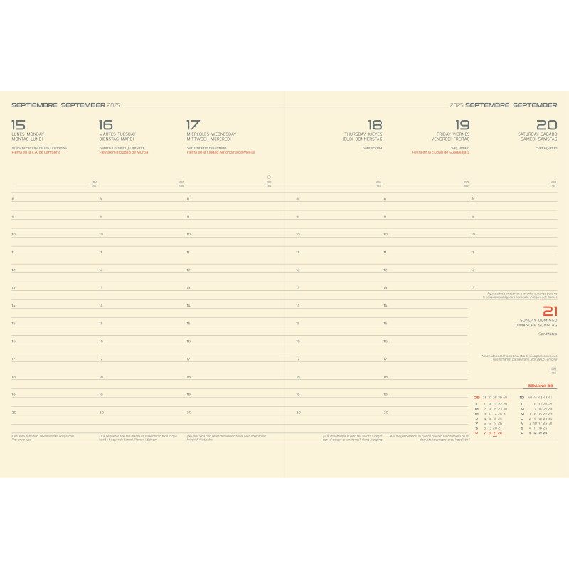 E27-Dietario Plano SH-Sahara 455-Marron