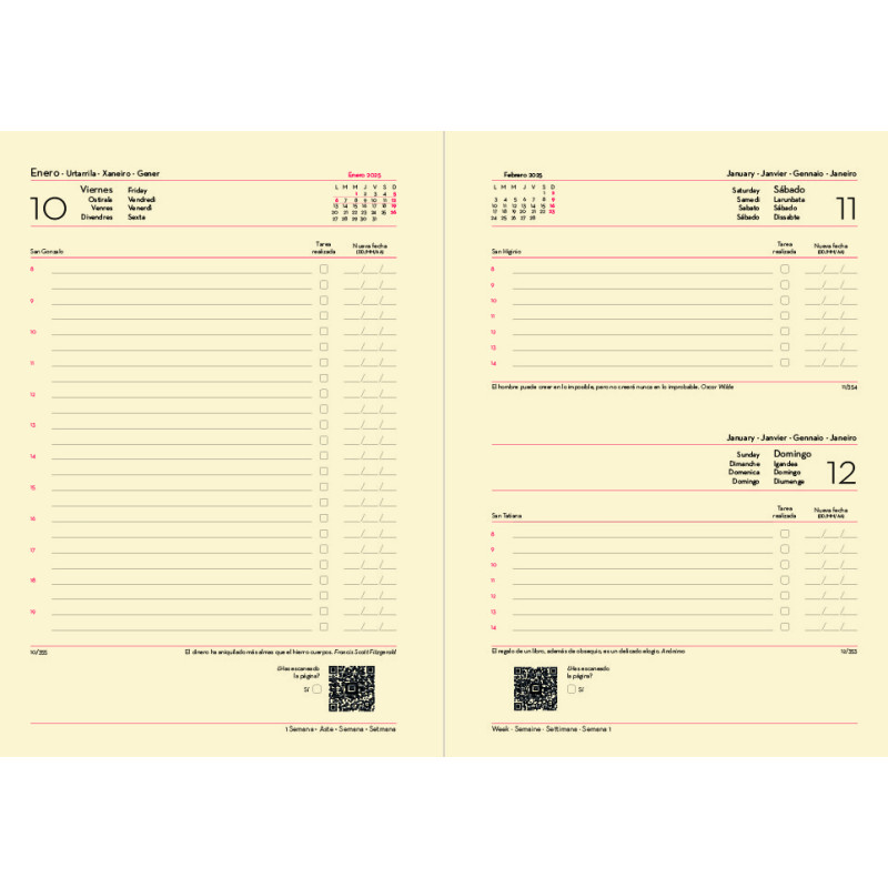 E11-Agenda Dia HG-Chiavenna 937-Marron