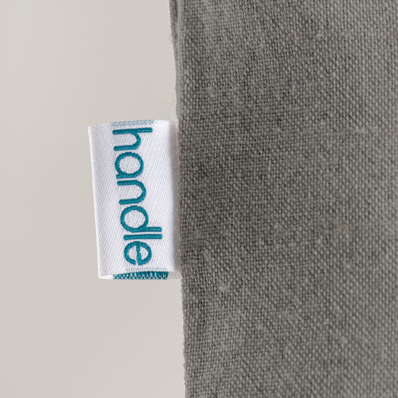 Bolsa de algodón reciclado de 190 g / m2, asas largas