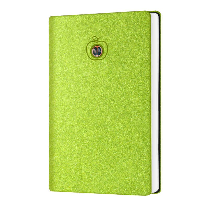 P02-Cuaderno Eko-Berdea  12-Semilla Tapa Apple  Classic Ekonatura  NAK1051-Verde