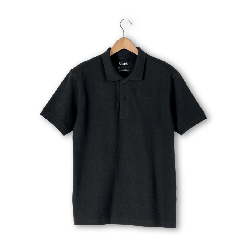 Polo de piqué de algodón reciclado (tallas xs a xxl)