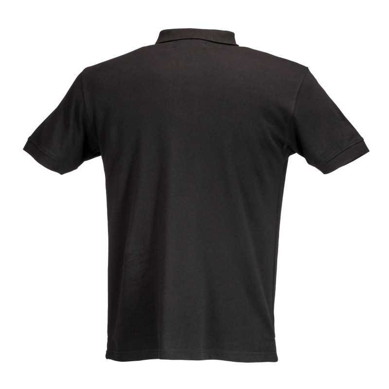 Polo piqué de algodón para hombre con manga corta.