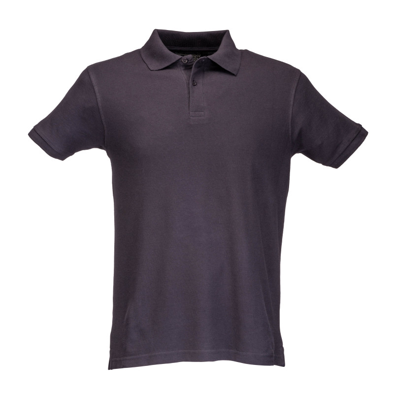 Polo piqué de algodón para hombre con manga corta.