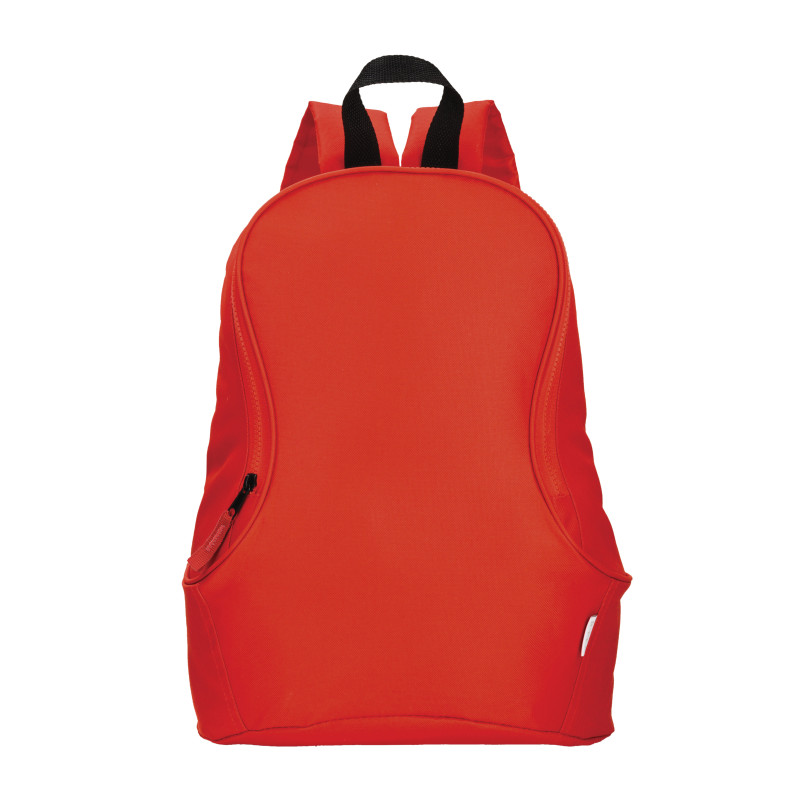 Mochila de poliéster reciclado R-PET con correas ajustables y acolchadas