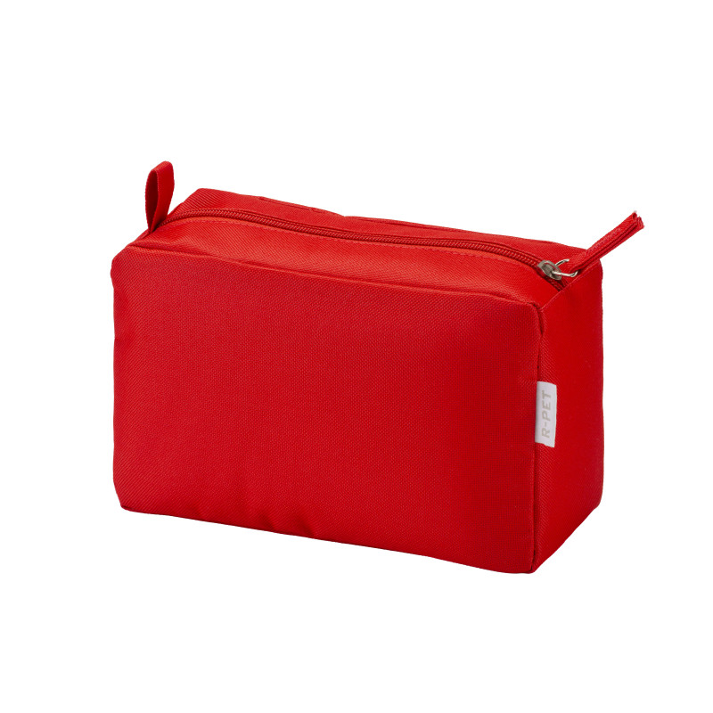 Neceser de poliéster reciclado R-PET con cremallera
