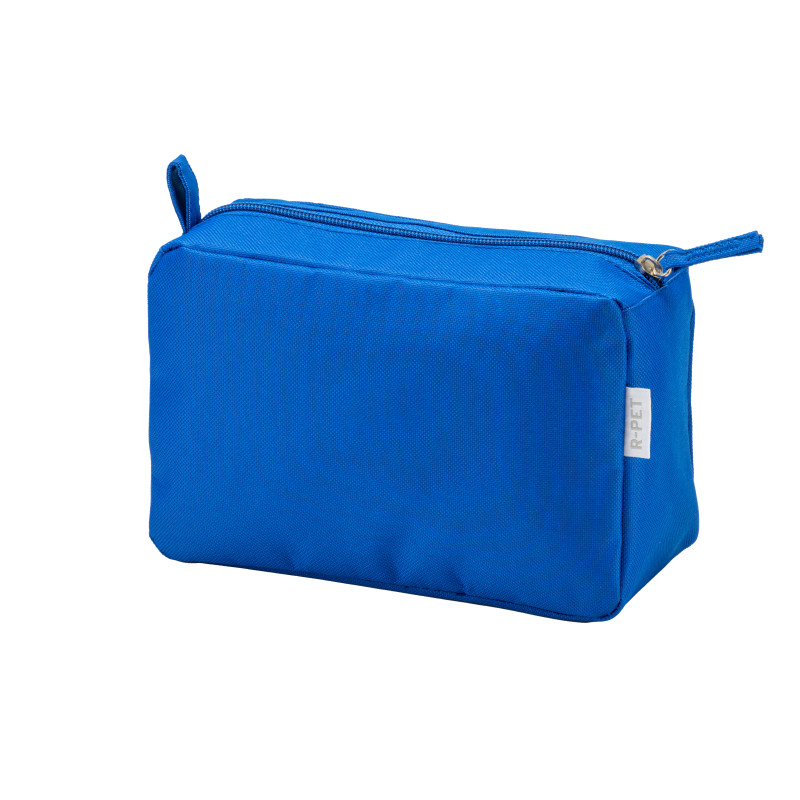 Neceser de poliéster reciclado R-PET con cremallera