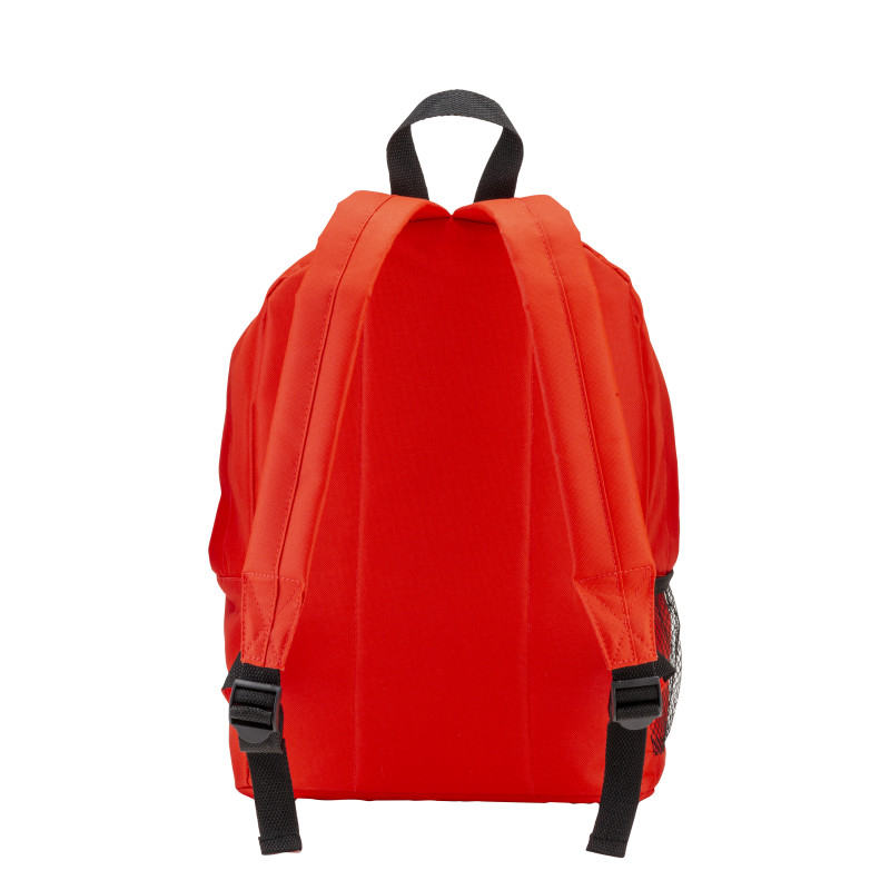 Mochila de poliéster reciclado R-PET con bolsillo exterior con cremallera